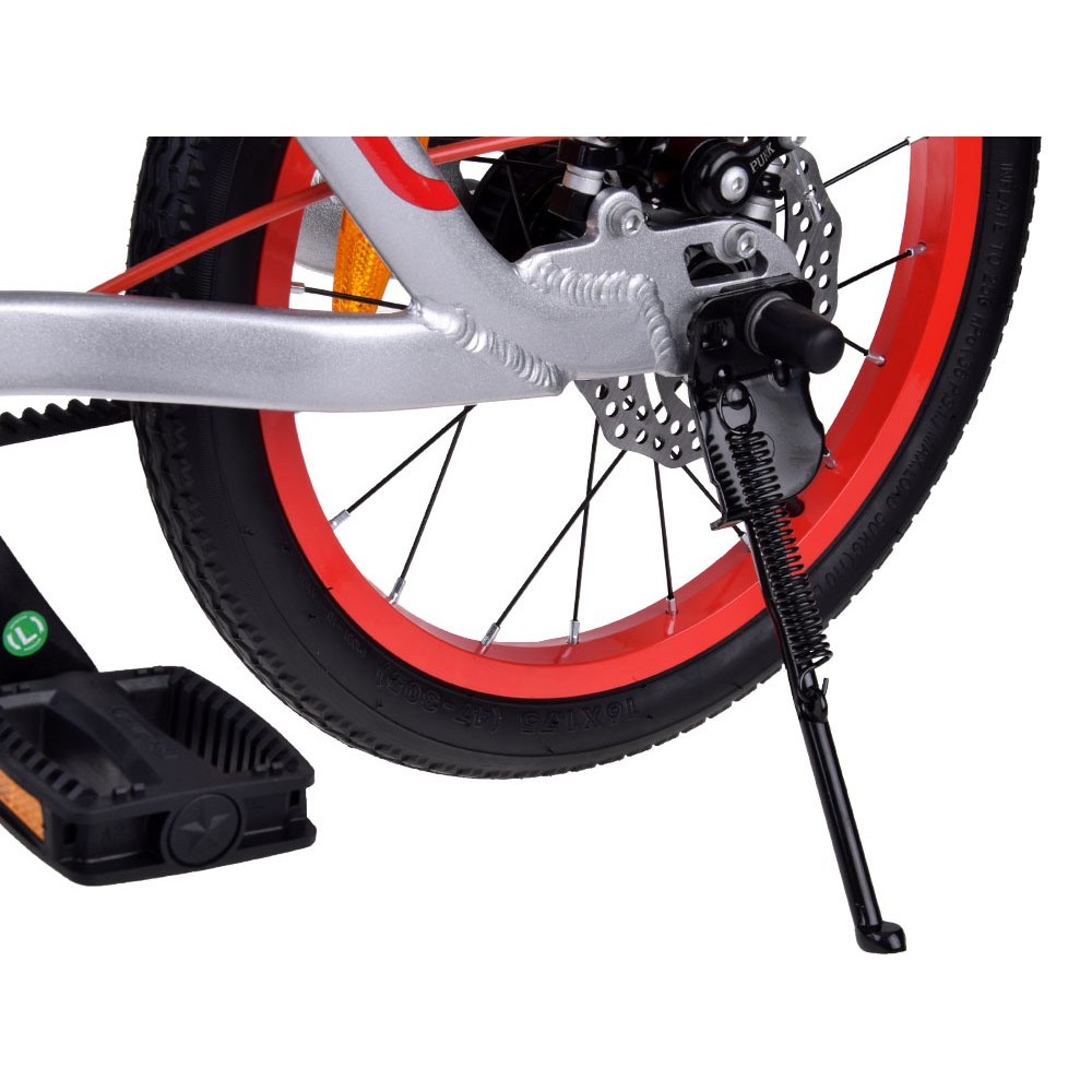 RoyalBaby Hliníkový Detský Bicykel Mars 16" so zvončekom, váha iba 7,25kg, strieborný