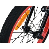 RoyalBaby Ultra ĽAHKÝ Hliníkový Detský Bicykel 18" Mars so zvončekom, váha bicykla 8,2kg, strieborný
