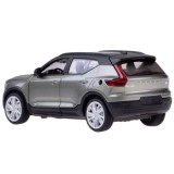 JOKO Kovové autíčko Elektrické Volvo Electric Crossover Volvo XC40 so svetlom a zvukom + Nabíjacia stanica, sivé