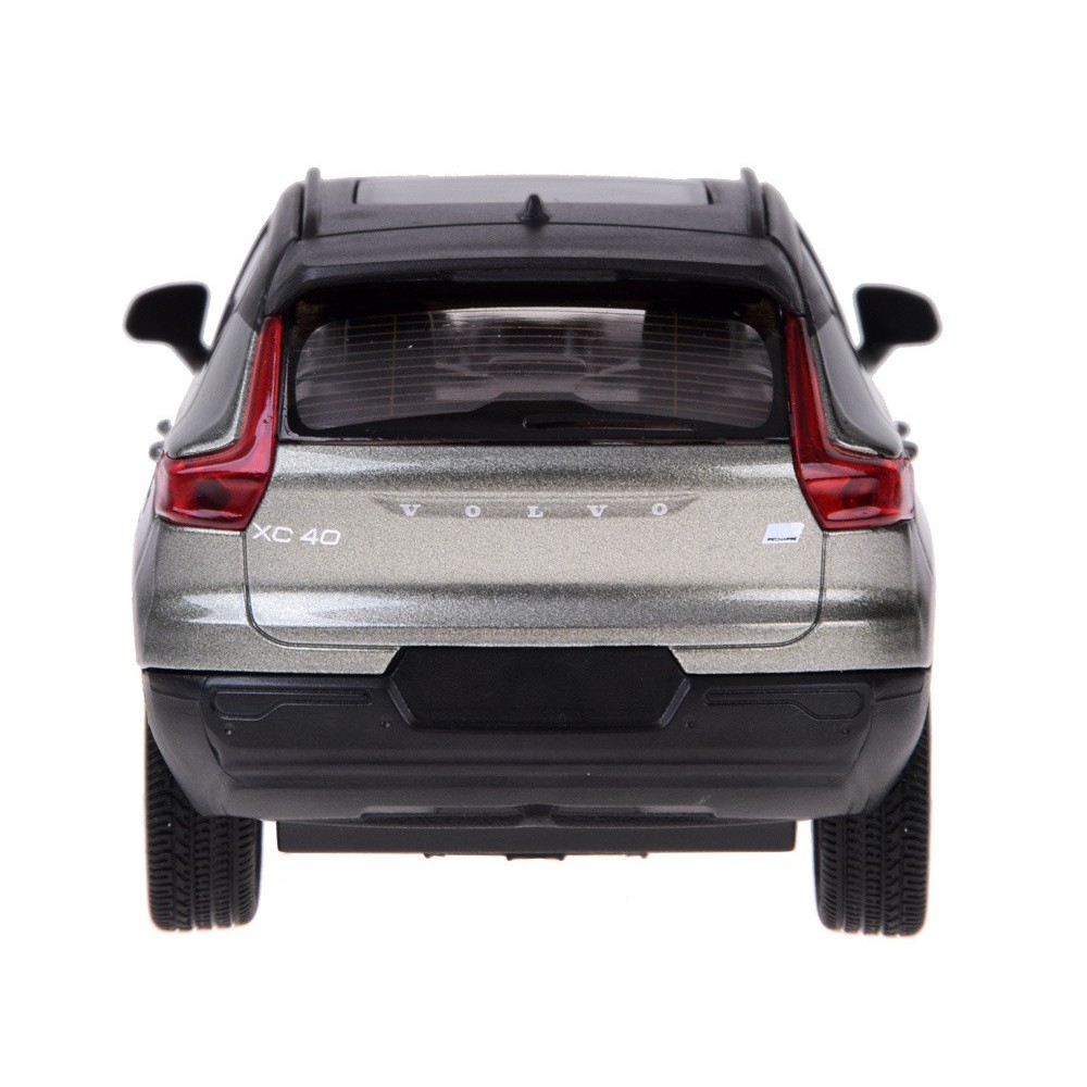 JOKO Kovové autíčko Elektrické Volvo Electric Crossover Volvo XC40 so svetlom a zvukom + Nabíjacia stanica, sivé