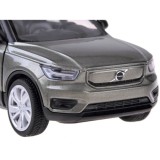 JOKO Kovové autíčko Elektrické Volvo Electric Crossover Volvo XC40 so svetlom a zvukom + Nabíjacia stanica, sivé