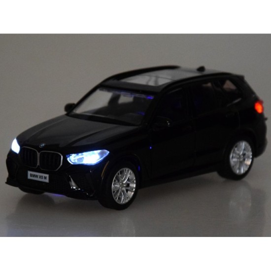 JOKO Kovový modela Auto BMW X5M so svetlom a zvukom, čierne