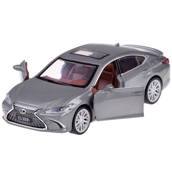 JOKO Kovový Model Auto Lexus ES300h 1:35 so svetlom a zvukom, strieborné