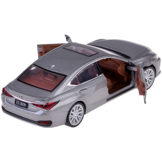 JOKO Kovový Model Auto Lexus ES300h 1:35 so svetlom a zvukom, strieborné