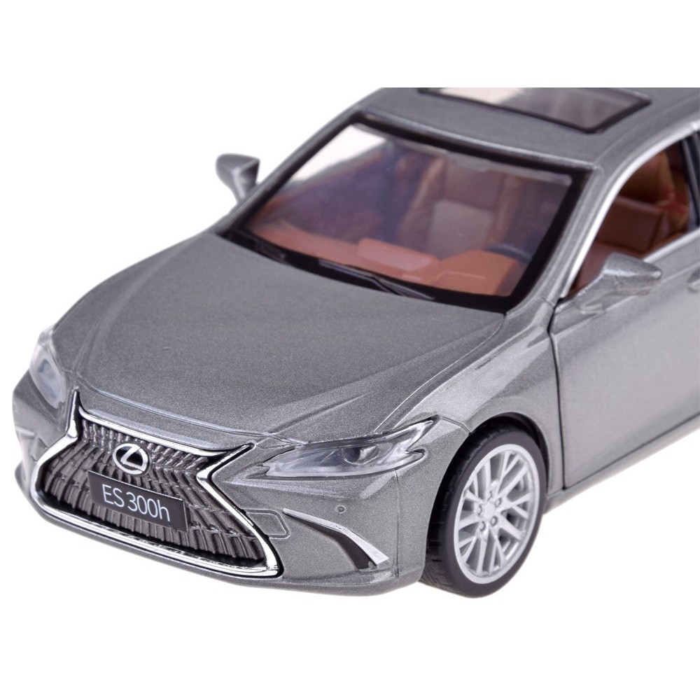 JOKO Kovový Model Auto Lexus ES300h 1:35 so svetlom a zvukom, strieborné