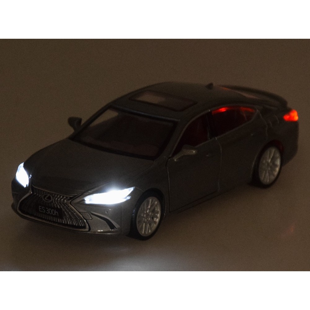 JOKO Kovový Model Auto Lexus ES300h 1:35 so svetlom a zvukom, strieborné