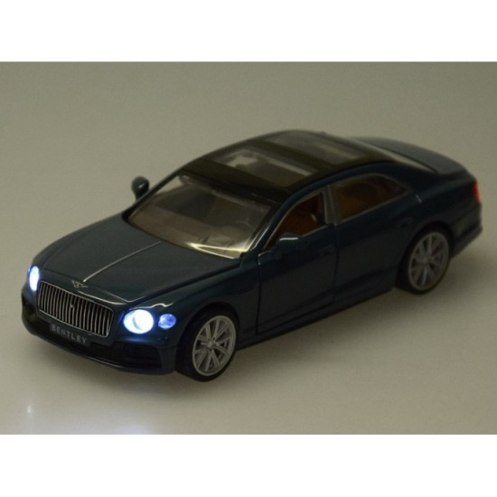JOKO Kovový Model Auto BENTLEY FLYING SPUR HYBRID 1:38 so svetlom a zvukom, modré