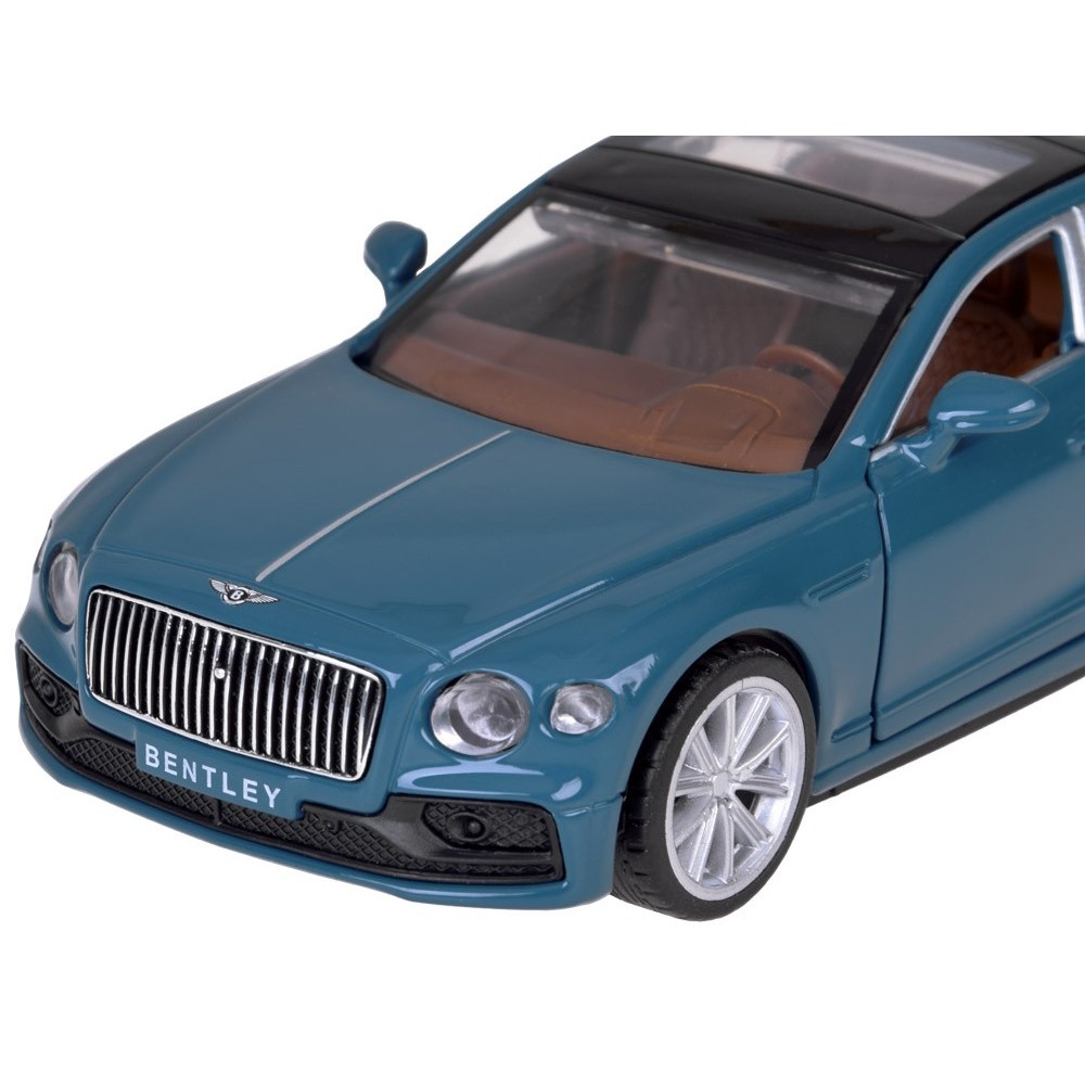 JOKO Kovový Model Auto BENTLEY FLYING SPUR HYBRID 1:38 so svetlom a zvukom, modré