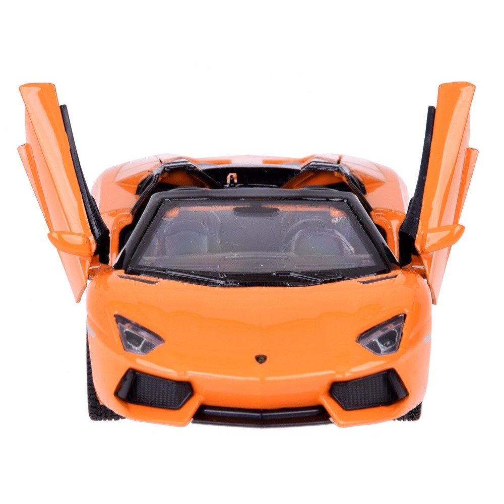 JOKO Kovový Model Auto Lamborghini Aventador Roadster 1:32 so svetlom a zvukom + otváracie dvere, oranžové