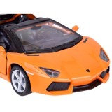 JOKO Kovový Model Auto Lamborghini Aventador Roadster 1:32 so svetlom a zvukom + otváracie dvere, oranžové
