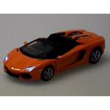 JOKO Kovový Model Auto Lamborghini Aventador Roadster 1:32 so svetlom a zvukom + otváracie dvere, oranžové
