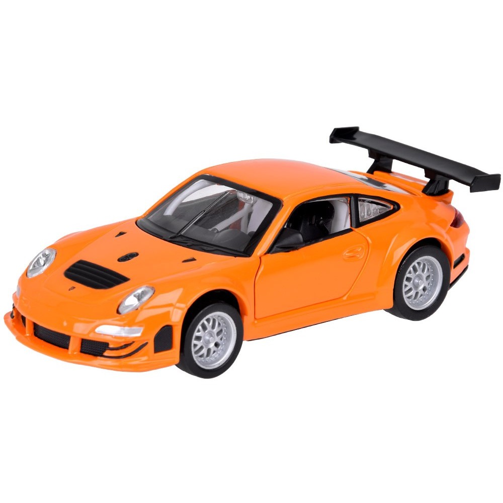 JOKO Kovový Model Auto Porsche 911 GT3 RS 1:32 so svetlom a zvukom + otváracie dvere, oranžové