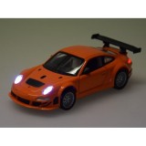 JOKO Kovový Model Auto Porsche 911 GT3 RS 1:32 so svetlom a zvukom + otváracie dvere, oranžové