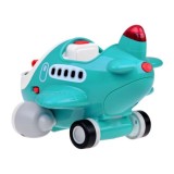 Hola Toys RC Interaktvíne Lietadlo s Pilotom pre Najmenších na diaľkové ovládanie so svetlom a zvukom + otvárací kufor na gombík