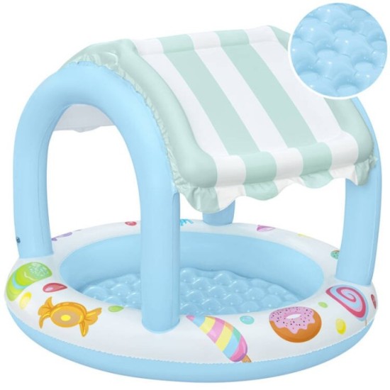 Bestway Detský Bazén so Striežkou + Nafukovacie Dno Kiddie Pool 104cm