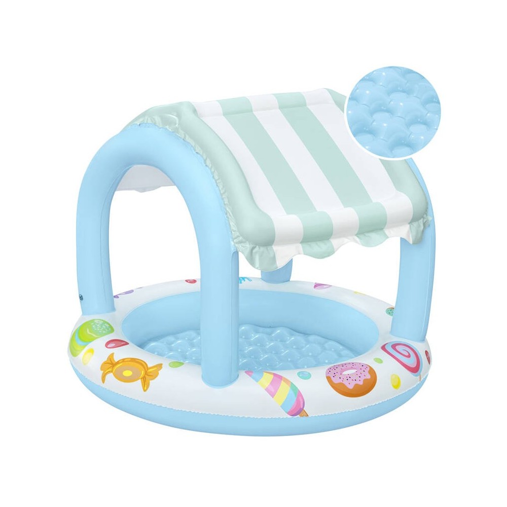 Bestway Detský Bazén so Striežkou + Nafukovacie Dno Kiddie Pool 104cm