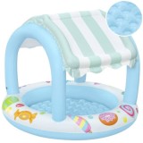 Bestway Detský Bazén so Striežkou + Nafukovacie Dno Kiddie Pool 104cm