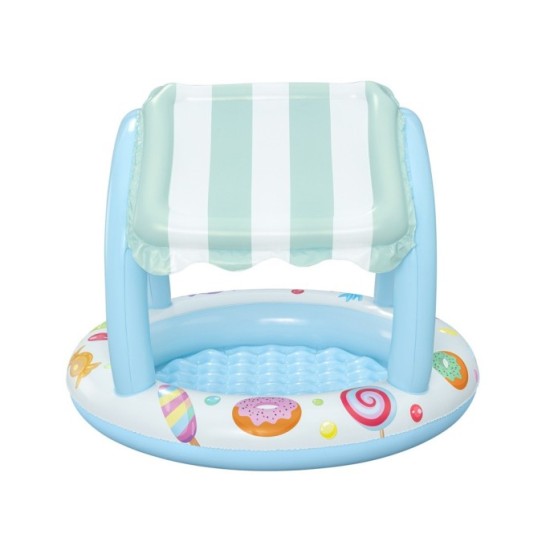 Bestway Detský Bazén so Striežkou + Nafukovacie Dno Kiddie Pool 104cm