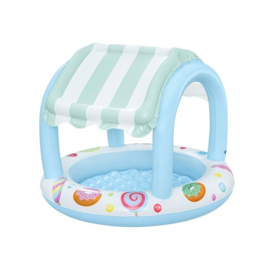 Bestway Detský Bazén so Striežkou + Nafukovacie Dno Kiddie Pool 104cm