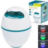 Bestway 58700 Plávajúci Reproduktor Bluetooth s LED svetlom, Vodotesný do bazéna + USB nabíjačka