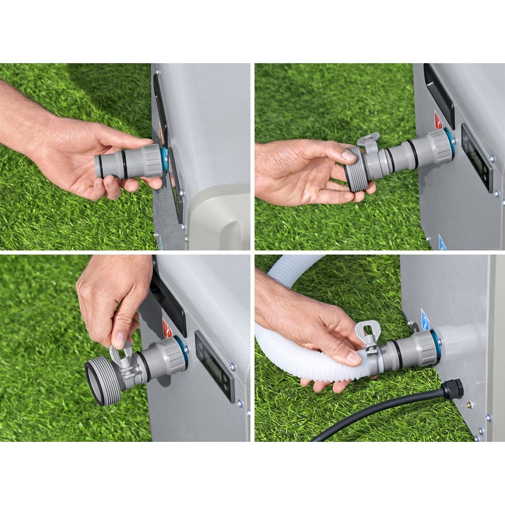 Bestway Elektrický bazénový ohrievač Bestway Prietokové tepelné čerpadlo 58748