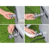 Bestway Elektrický bazénový ohrievač Bestway Prietokové tepelné čerpadlo 58748