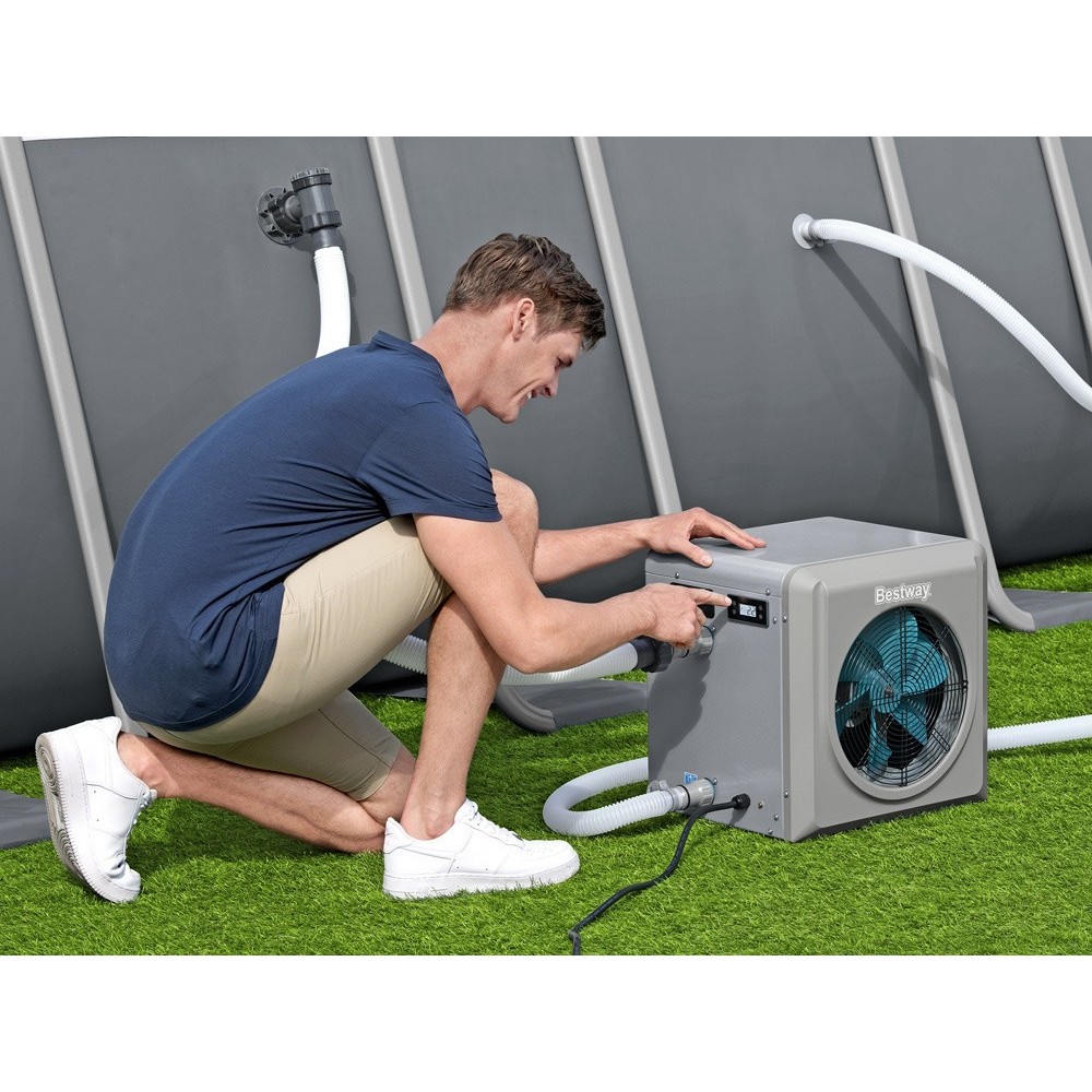 Bestway Elektrický bazénový ohrievač Bestway Prietokové tepelné čerpadlo 58748