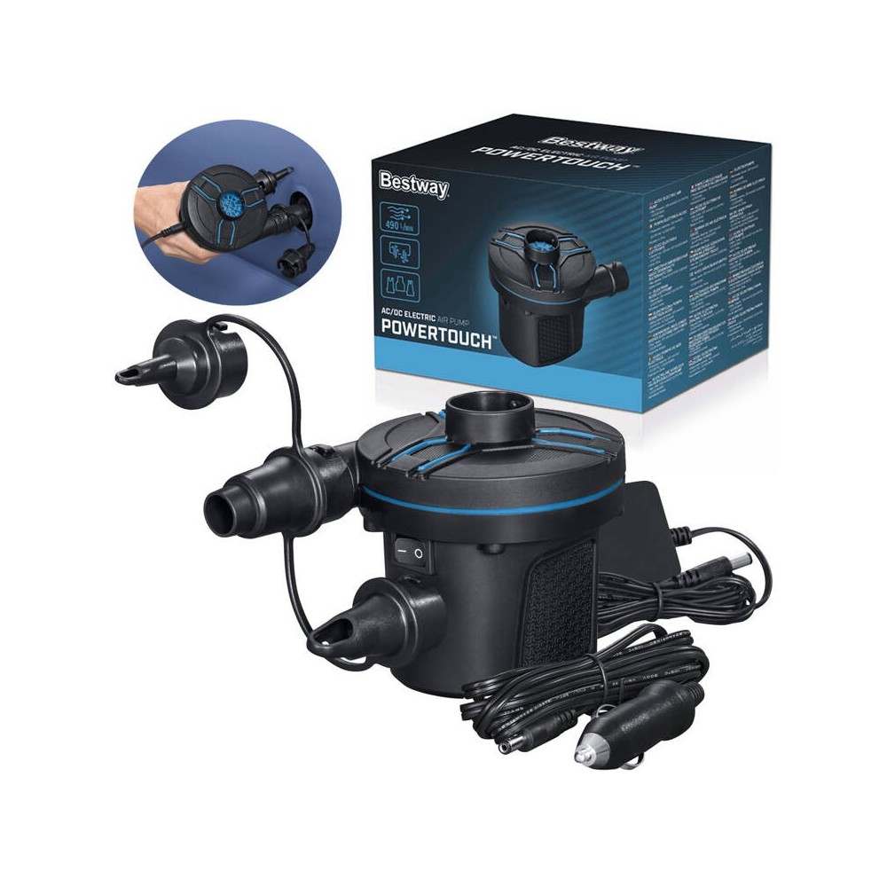 Bestway 62255 Elektrická Pumpa PowerTouch 100-240V / 12V