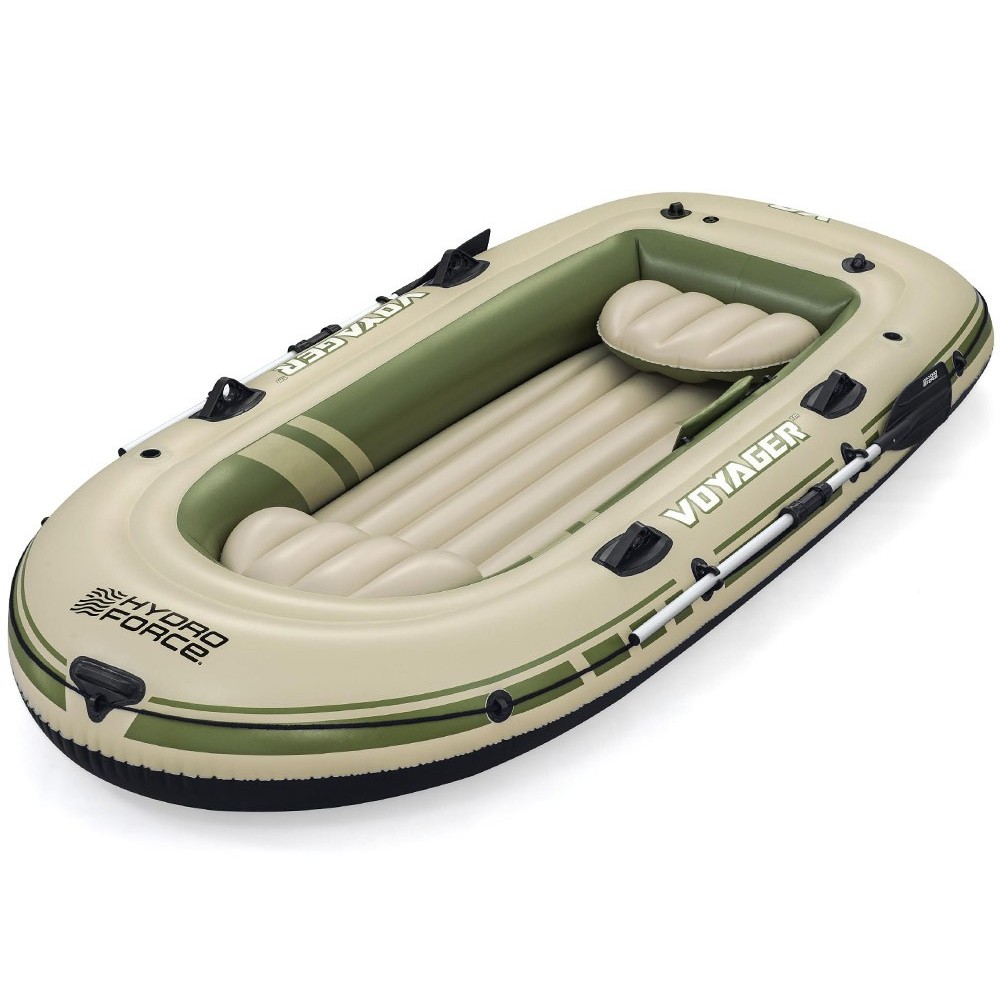 Bestway 65164 Nafukovací Čln Voyager X3 Raft 294 x 137 cm + hliníkové veslá