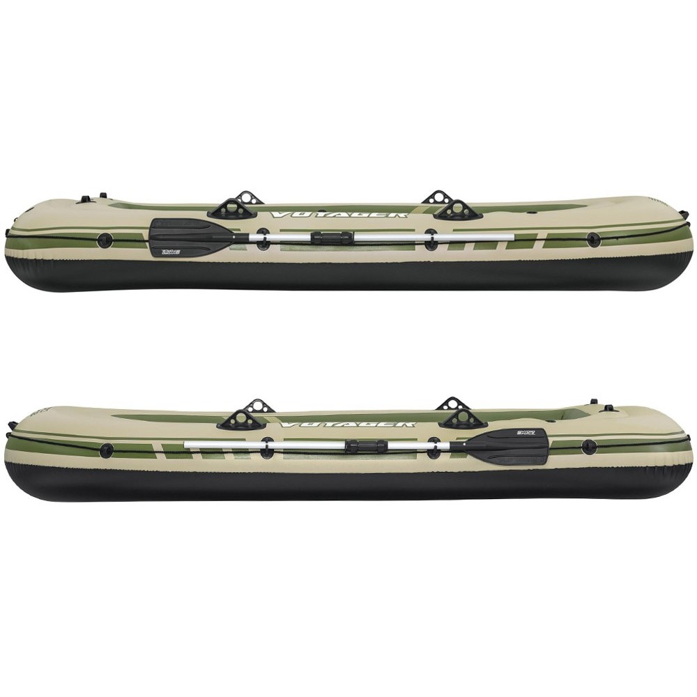 Bestway 65164 Nafukovací Čln Voyager X3 Raft 294 x 137 cm + hliníkové veslá