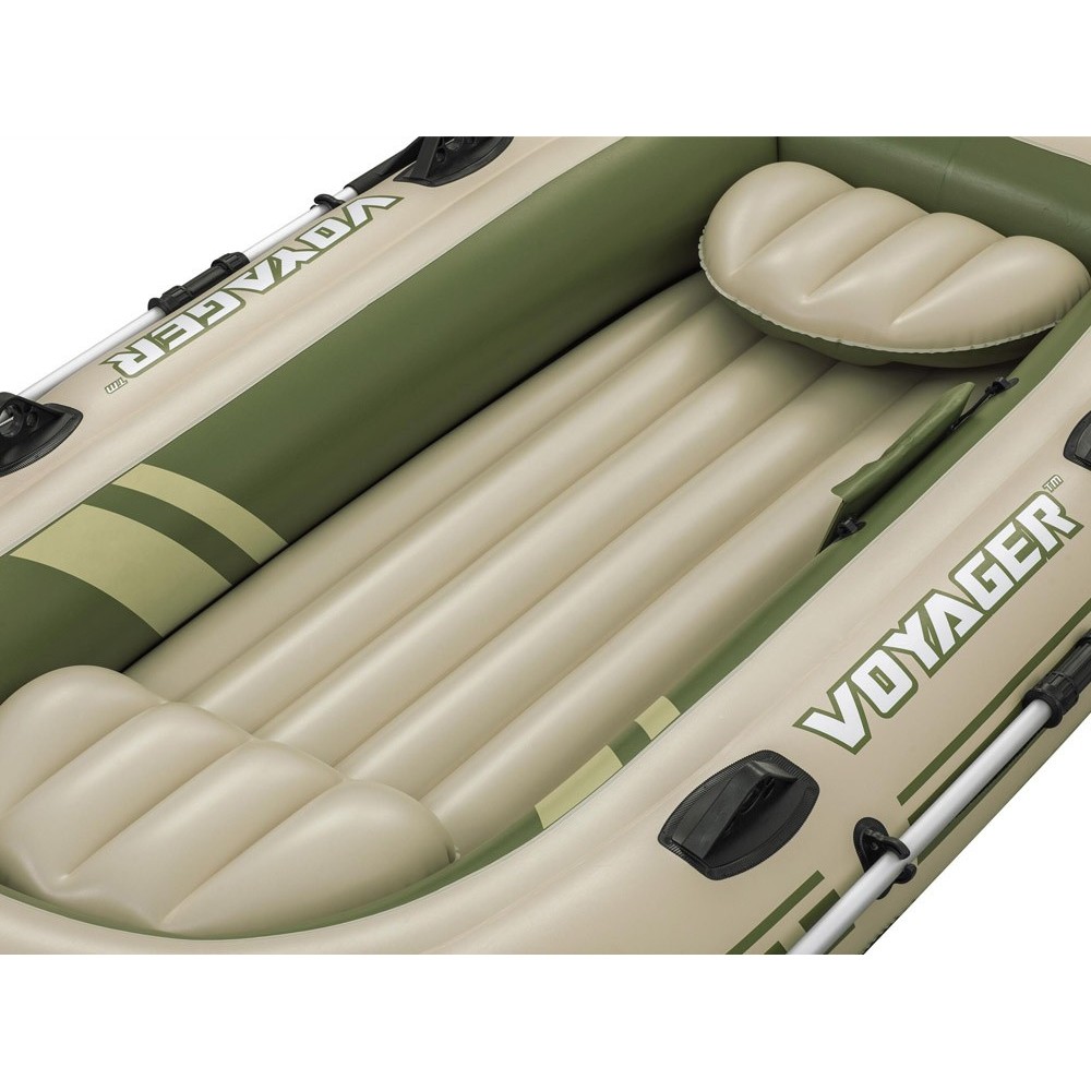 Bestway 65164 Nafukovací Čln Voyager X3 Raft 294 x 137 cm + hliníkové veslá