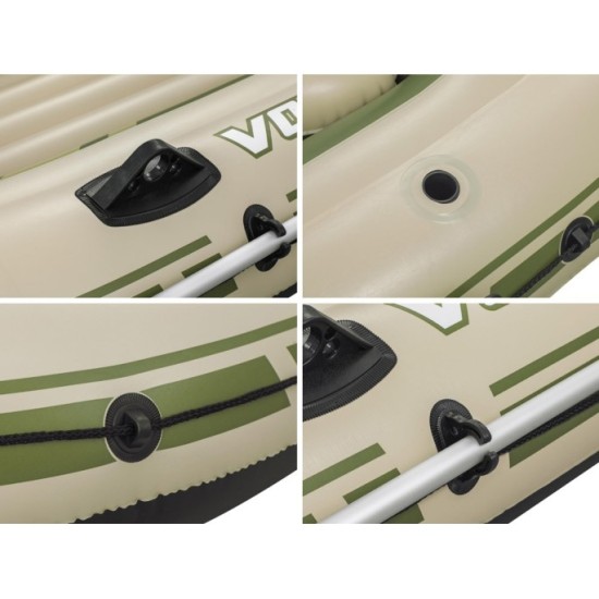 Bestway 65164 Nafukovací Čln Voyager X3 Raft 294 x 137 cm + hliníkové veslá