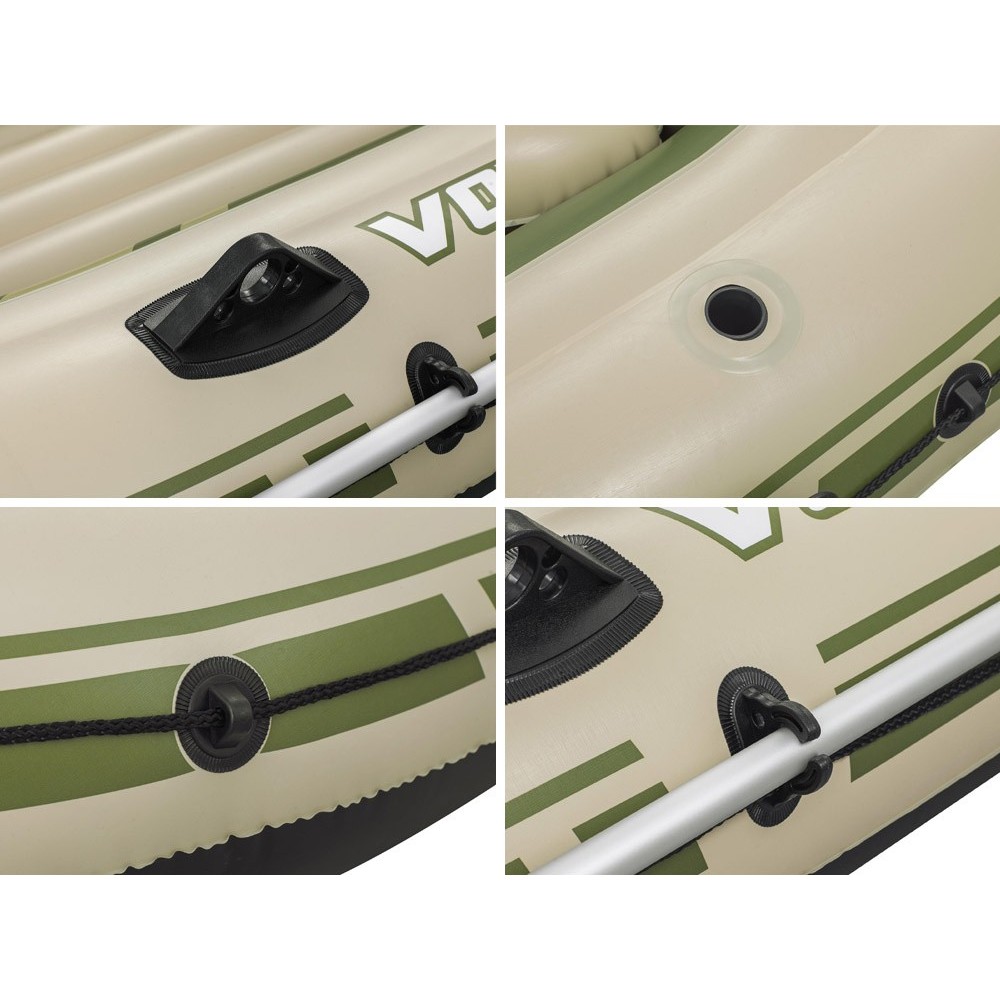 Bestway 65164 Nafukovací Čln Voyager X3 Raft 294 x 137 cm + hliníkové veslá