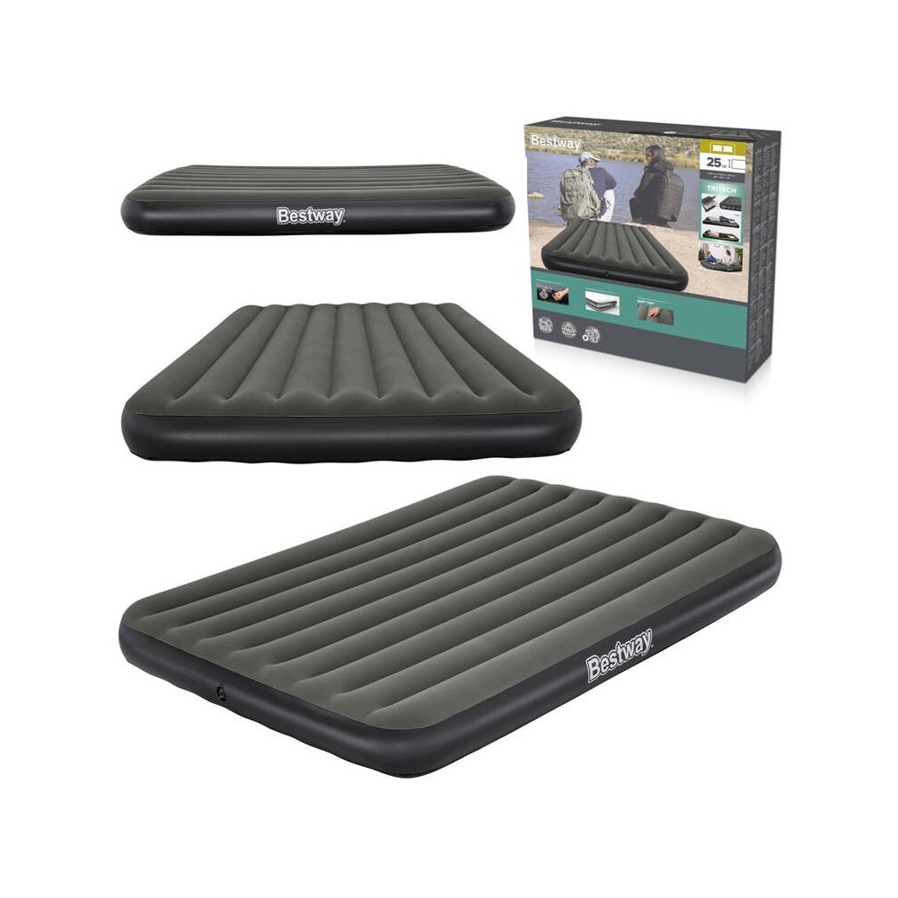 Bestway 6713N Nafukovací matrac Queen Tritech Air pre 2 osoby 203x152x25 cm