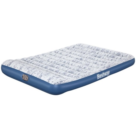 Bestway Nafukovací Dvojmiestny Velúrový matrac Queen 203 x 152 x 30 cm