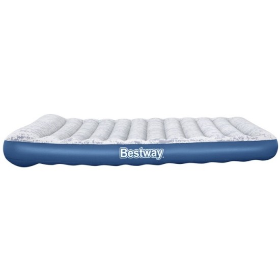Bestway Nafukovací Dvojmiestny Velúrový matrac Queen 203 x 152 x 30 cm