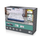 Bestway Nafukovací Dvojmiestny Velúrový matrac Queen 203 x 152 x 30 cm