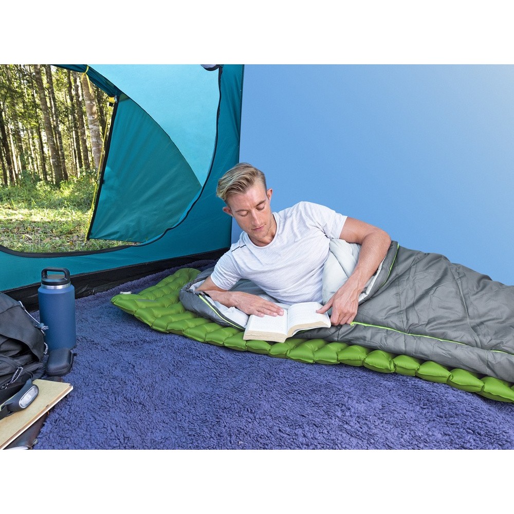 Bestway 69615 Karimatka, Podložka do Spacieho Vaku WanderLite 188 x 58,5 x 6,5 cm