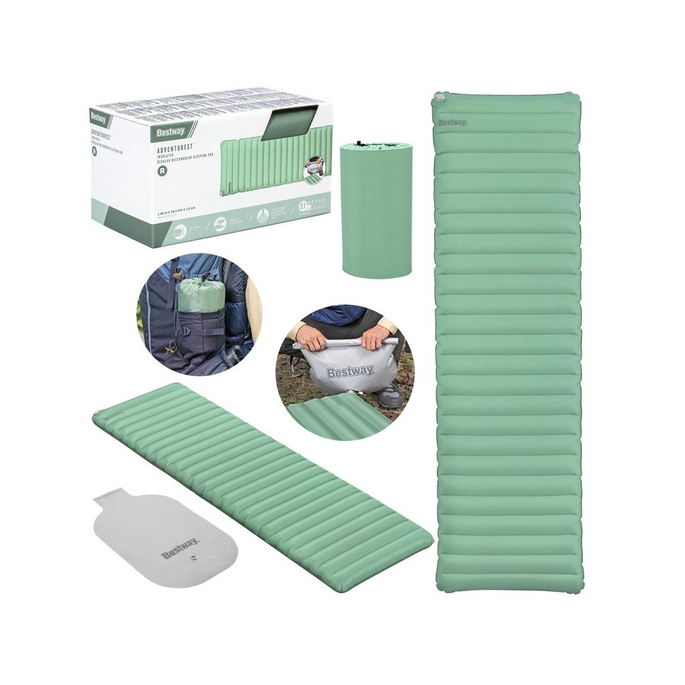 Bestway 69613 Karimatka, podložka do spacieho vaku AlpineLite 183 x 63,5 x 7,5 cm 