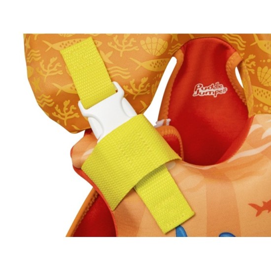 Bestway 90150 Detská Plávacia Vesta penová Žralok, od 0-2 rokov, oranžová