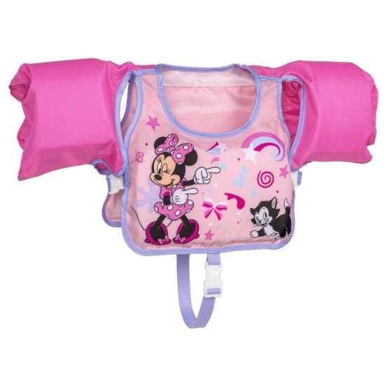 Bestway 9101A Plávacia Vesta s Rukávnikami Disney Minnie, 3-6rokov
