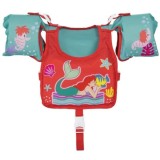 Bestway 9101I Plávacia Vesta s Rukávnikami Disney Morská Panna Ariel, 3-6rokov