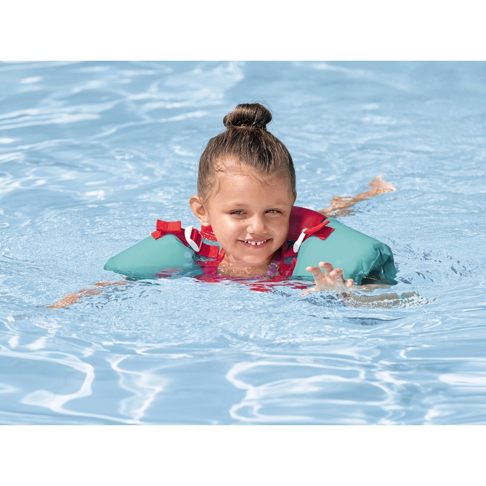 Bestway 9101I Plávacia Vesta s Rukávnikami Disney Morská Panna Ariel, 3-6rokov