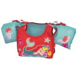 Bestway 9101I Plávacia Vesta s Rukávnikami Disney Morská Panna Ariel, 3-6rokov