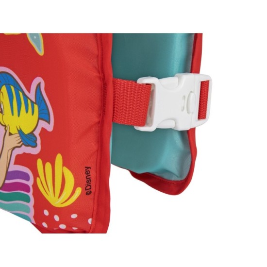 Bestway 9101I Plávacia Vesta s Rukávnikami Disney Morská Panna Ariel, 3-6rokov