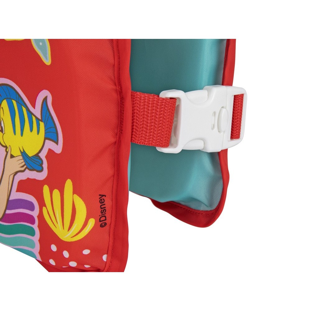 Bestway 9101I Plávacia Vesta s Rukávnikami Disney Morská Panna Ariel, 3-6rokov