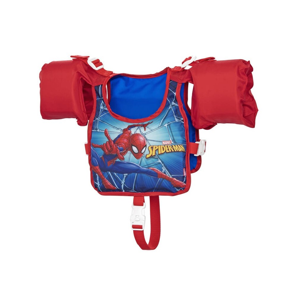 Bestway 98795 Plávacia Vesta s Rukávnikami Spiderman Marvel, 3-6rokov