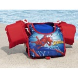 Bestway 98795 Plávacia Vesta s Rukávnikami Spiderman Marvel, 3-6rokov