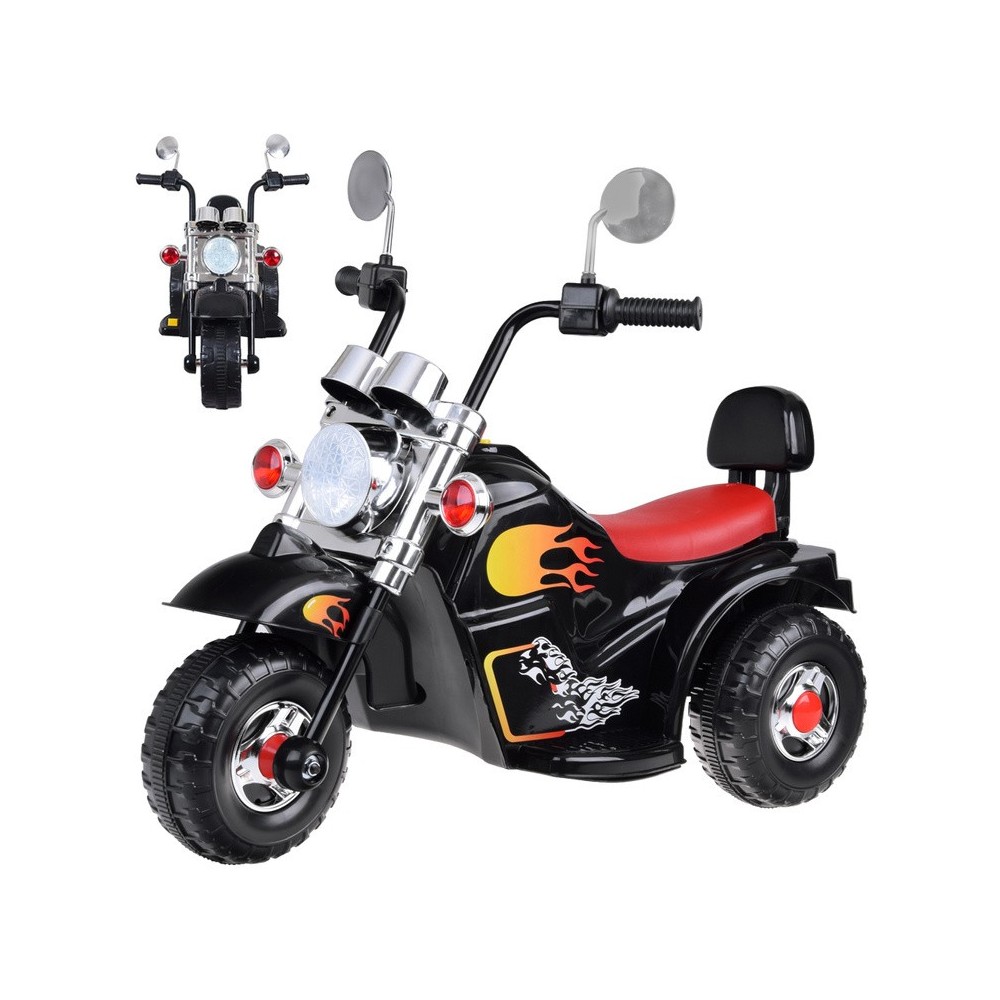 JOKO Elektrická Motorka Chopper, svetlo + zvuk, čierna