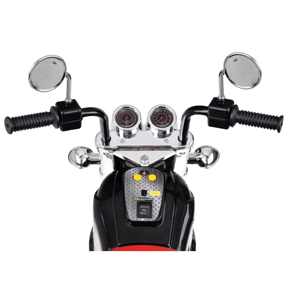 JOKO Elektrická Motorka Chopper, svetlo + zvuk, čierna